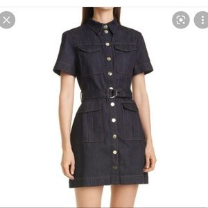 NWT Ted Baker Utility Denim mini dress